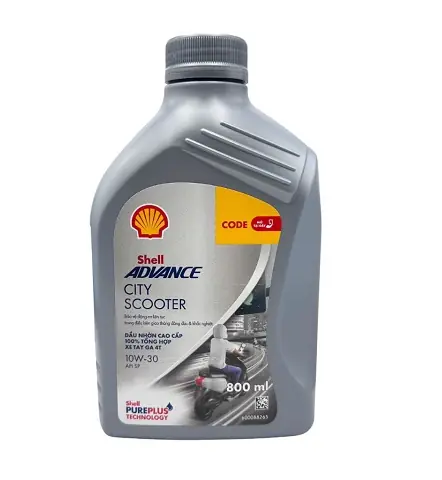 Nhớt Shell Advance City Scooter 10W30 0,8L